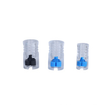 Mini easy installation gas-water block microduct connector transparent plastic easy observe gas connector